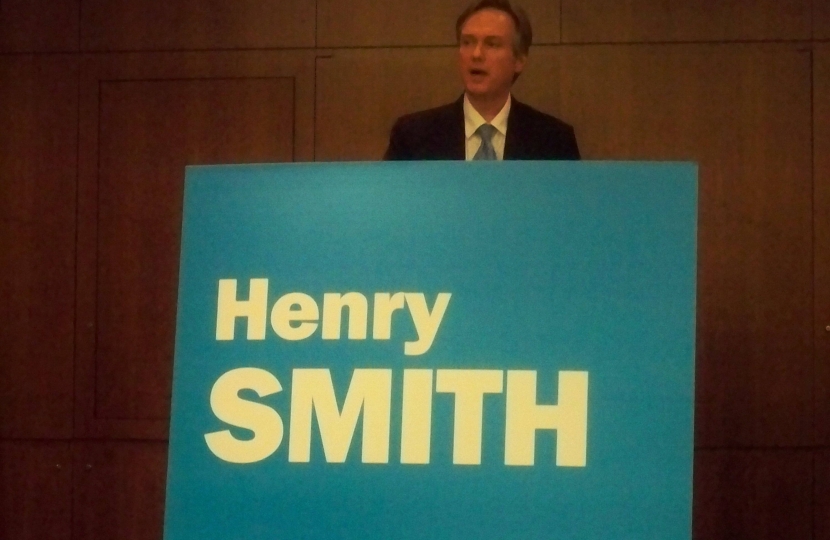 Henry Smith MP: standing up for Crawley