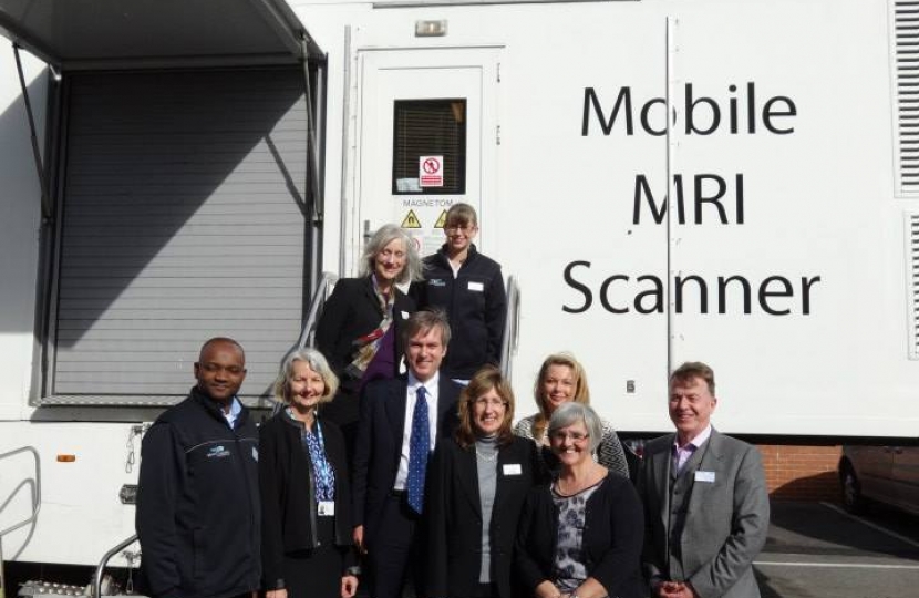 Henry Smith MP visits new health facility at Crawley Hospital