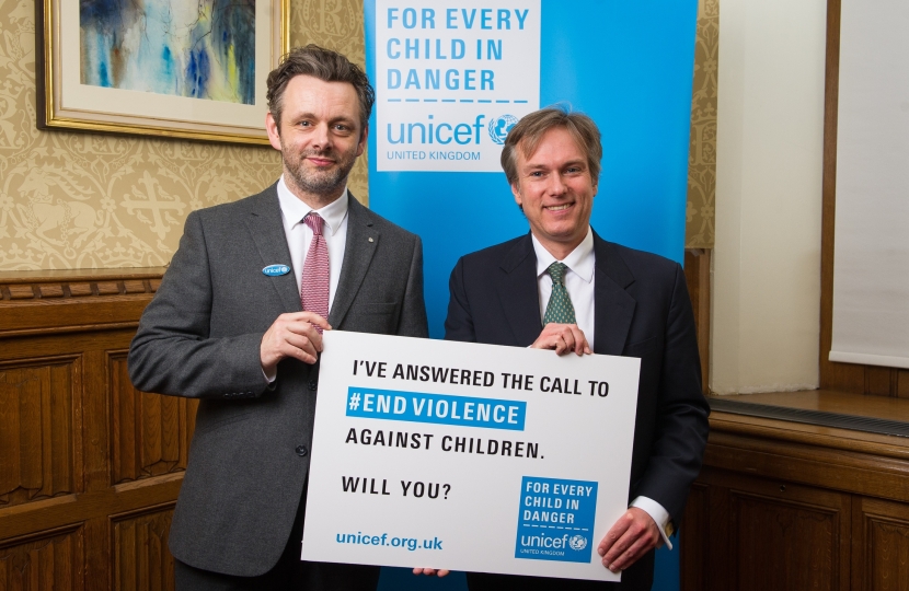 Henry Smith MP joins Michael Sheen in backing UNICEF campaign