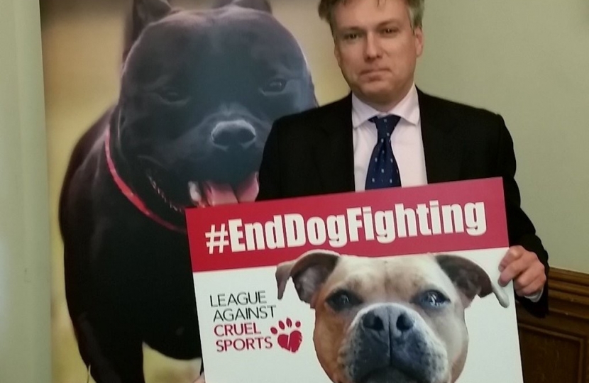 Crawley MP joins League Against Cruel Sports campaign in Parliament