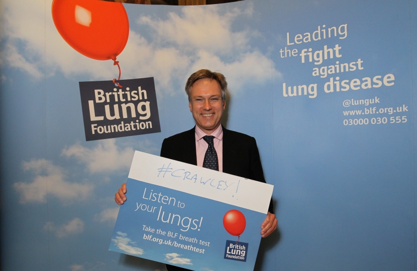 Henry Smith MP: Listen to your Lungs