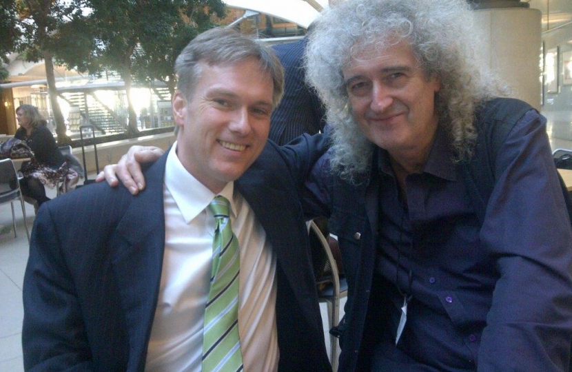 Dr Brian May endorses Henry Smith MP