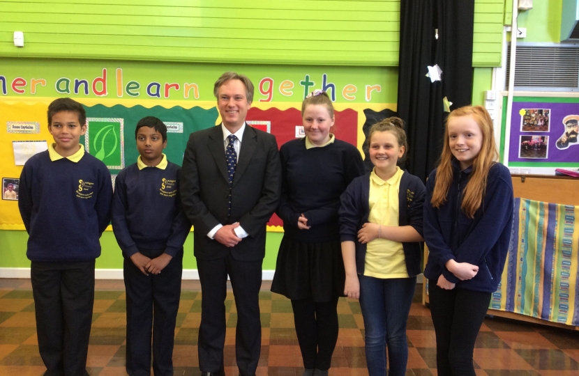 Henry Smith visits Southgate Primary School