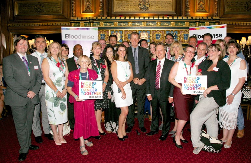 Henry Smith MP joins charity event to launch blood cancer ambassador programme
