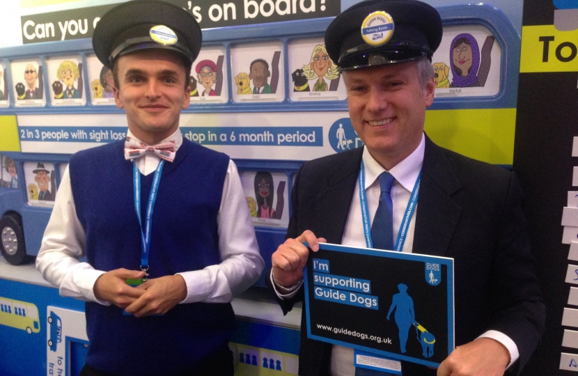 Henry Smith MP reaffirms support for Guide Dogs