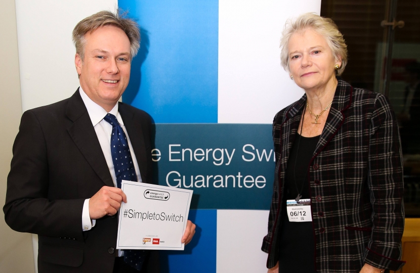Henry Smith MP: Over 7,800 Crawley residents switch energy supplier to save hundreds of pounds on bills