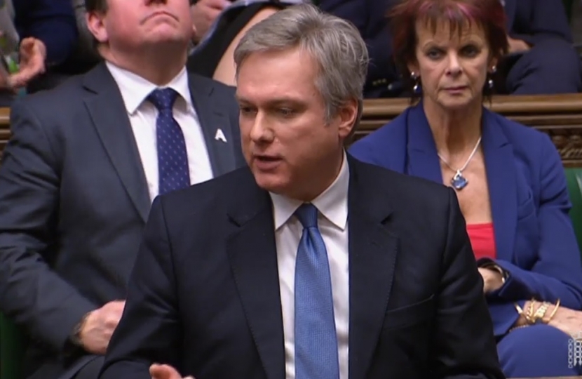 Henry Smith MP questions Prime Minister over Brexit