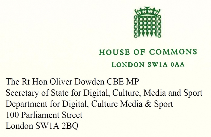 Joint EFL club MPs letter to Culture Secretary, FA and EFL on effect of COVID-19 on professional football