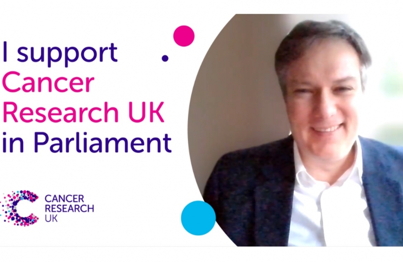 Henry Smith MP unites with Cancer Research UK for World Cancer Day
