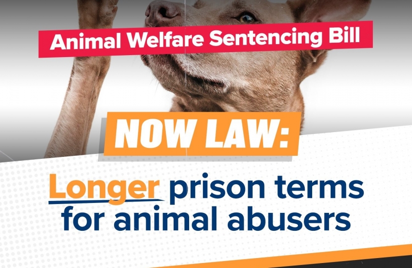Henry Smith MP welcomes justice for animals as tougher sentencing Bill becomes law