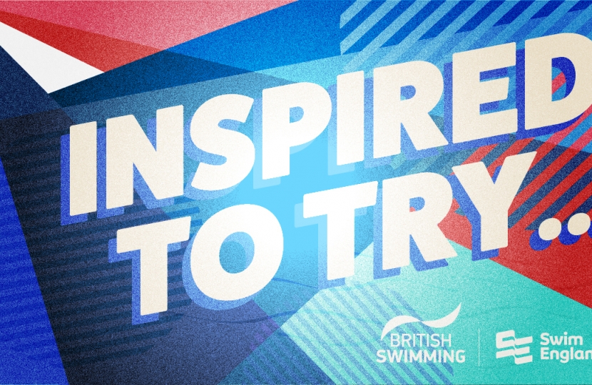 Henry Smith MP hopes Olympic success will leave Crawley residents #InspiredToTry swimming