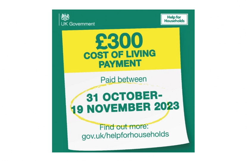 Henry Smith MP welcomes record Cost of Living support for the most vulnerable in Crawley as next payment dates announced