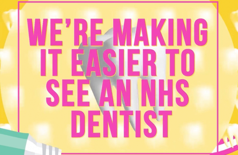 Henry Smith MP welcomes Government’s NHS Dental Recovery Plan to boost access to NHS dentistry in Crawley
