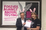 Henry Smith MP backing Crawley Forever Against Animal Testing Body Shop campaign