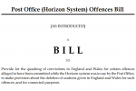 The Post Office (Horizon System) Offences Bill