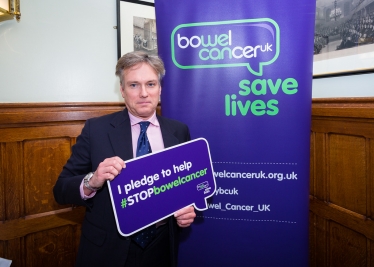 Crawley MP pledges to help stop Bowel Cancer
