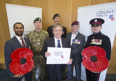 Crawley MP pledges to count Armed Forces community In