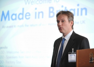 Henry Smith MP welcomes further backing for Crawley defence firm