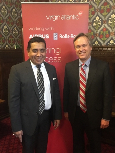 Henry Smith MP welcomes Crawley-based Virgin Atlantic to Westminster