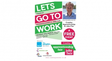Crawley MP backing local apprenticeships at Jobs Fair