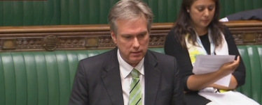 Speaking in Parliament on behalf of Crawley rail passengers