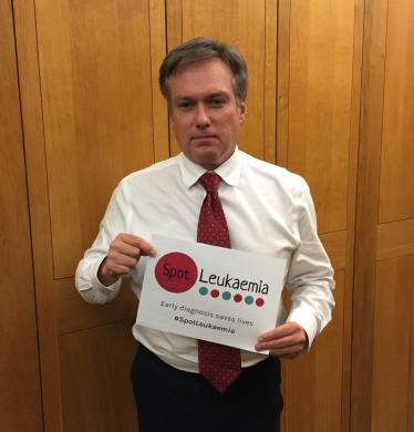 Crawley MP backs new leukaemia awareness campaign