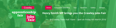 Crawley MP backs apprenticeships ahead of Jobs Fair