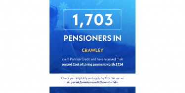 Henry Smith MP welcomes Government's new campaign to boost take up of pension credit in Crawley